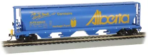 73806 Bachmann HO Cylindrical Grain Hopper with FRED - Alberta #628311 - Carstairs