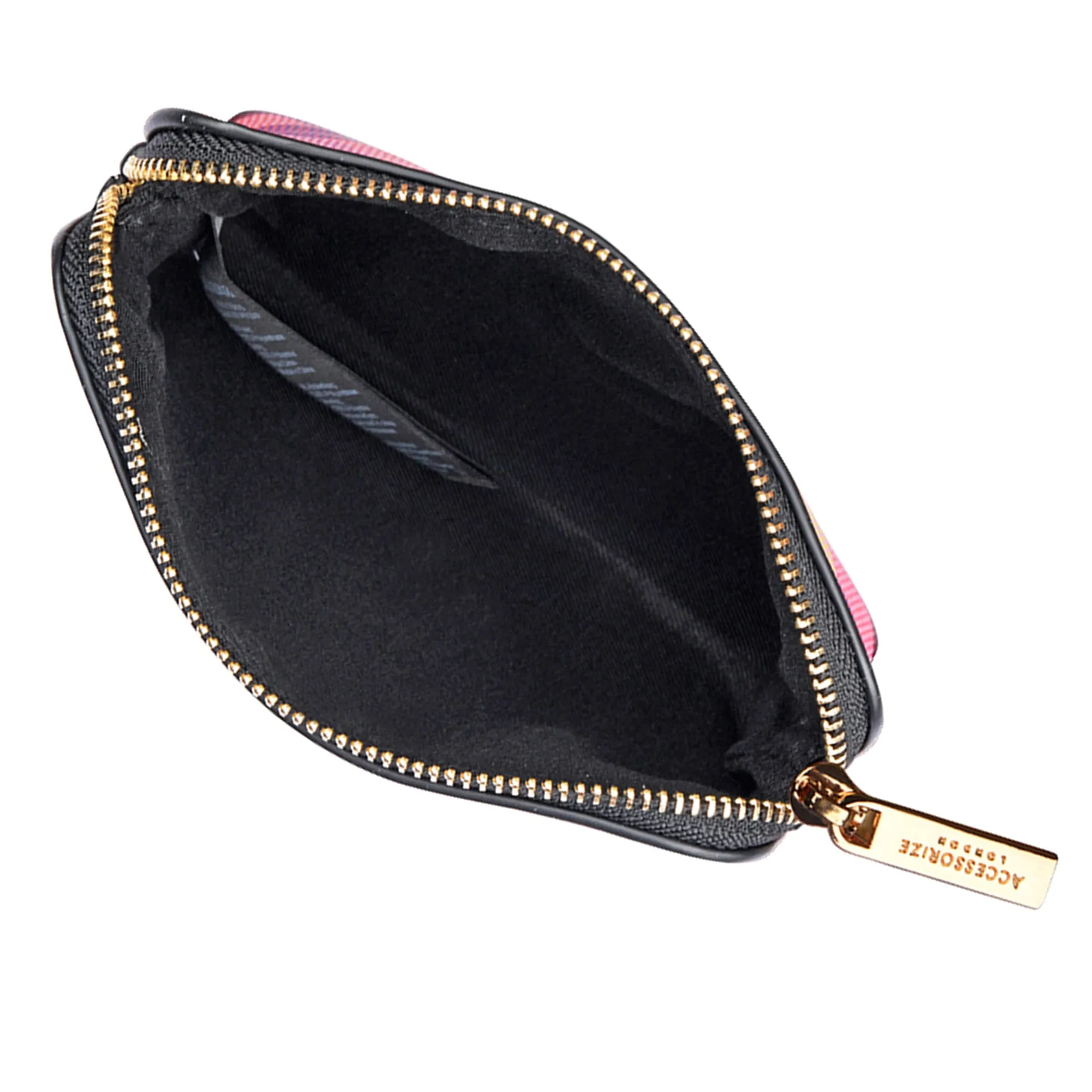 Accessorize London Women's Multi
-Check Print Coin Purse