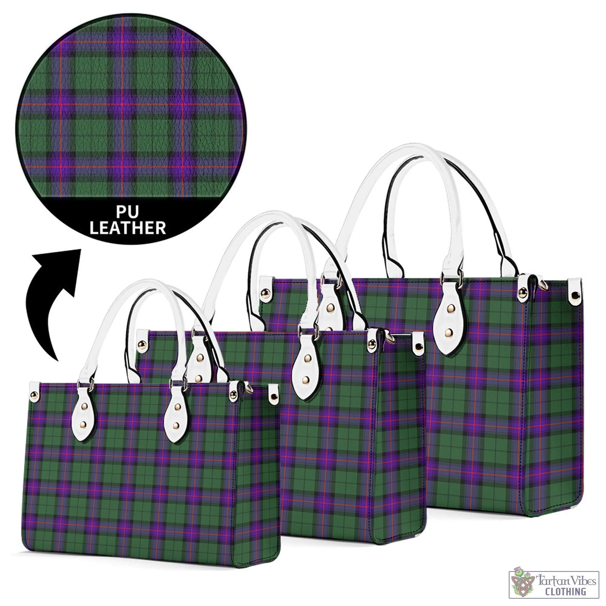 Armstrong Modern Tartan Luxury Leather Handbags
