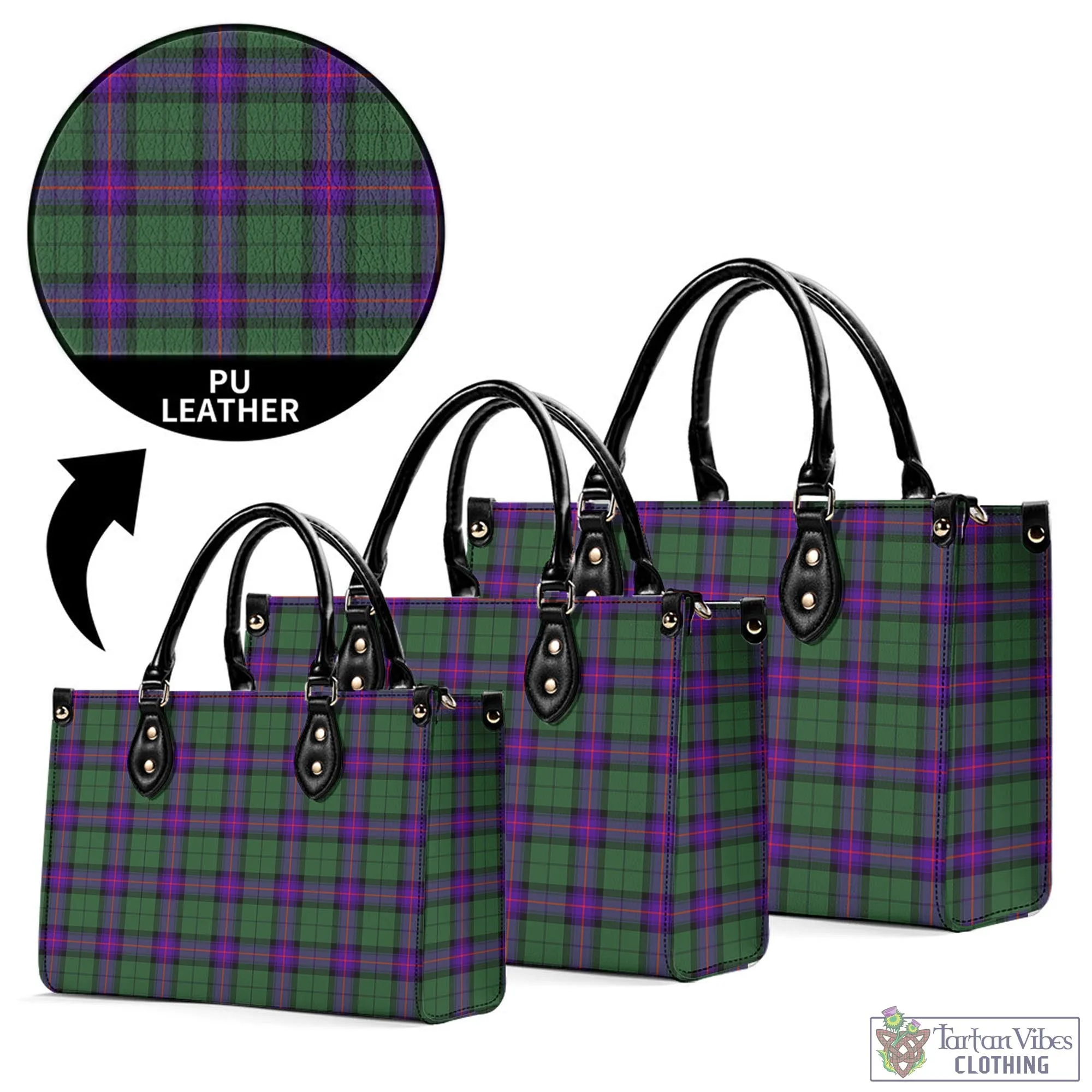Armstrong Modern Tartan Luxury Leather Handbags