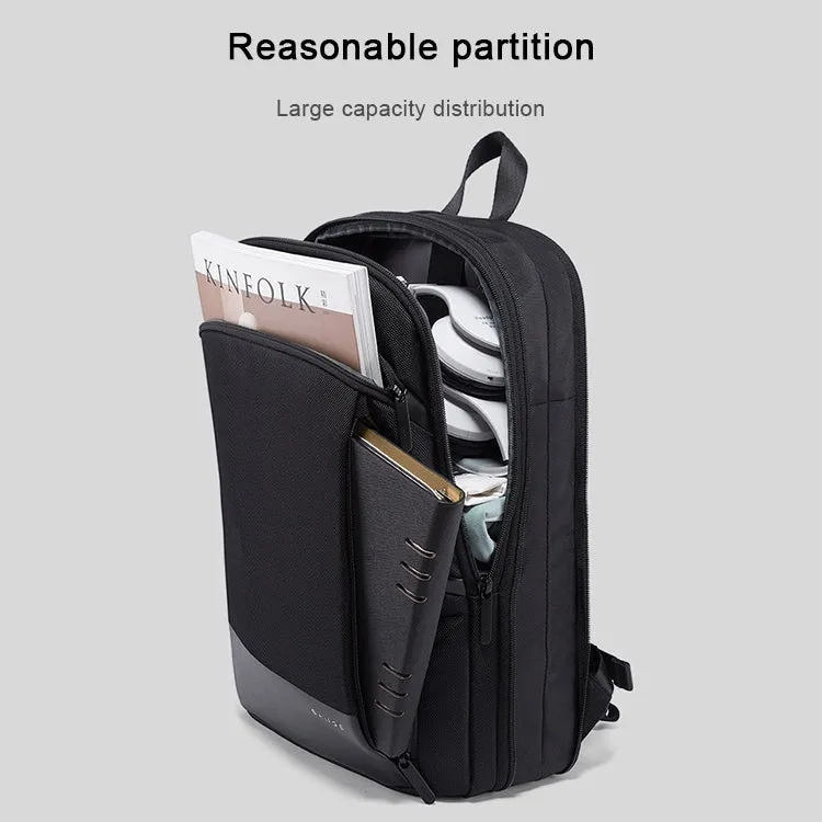 BANGE Fashion Casual Lightweight Oxford Cloth Shoulders Bag Waterproof Outdoor Travel Men Backpack(Blue)