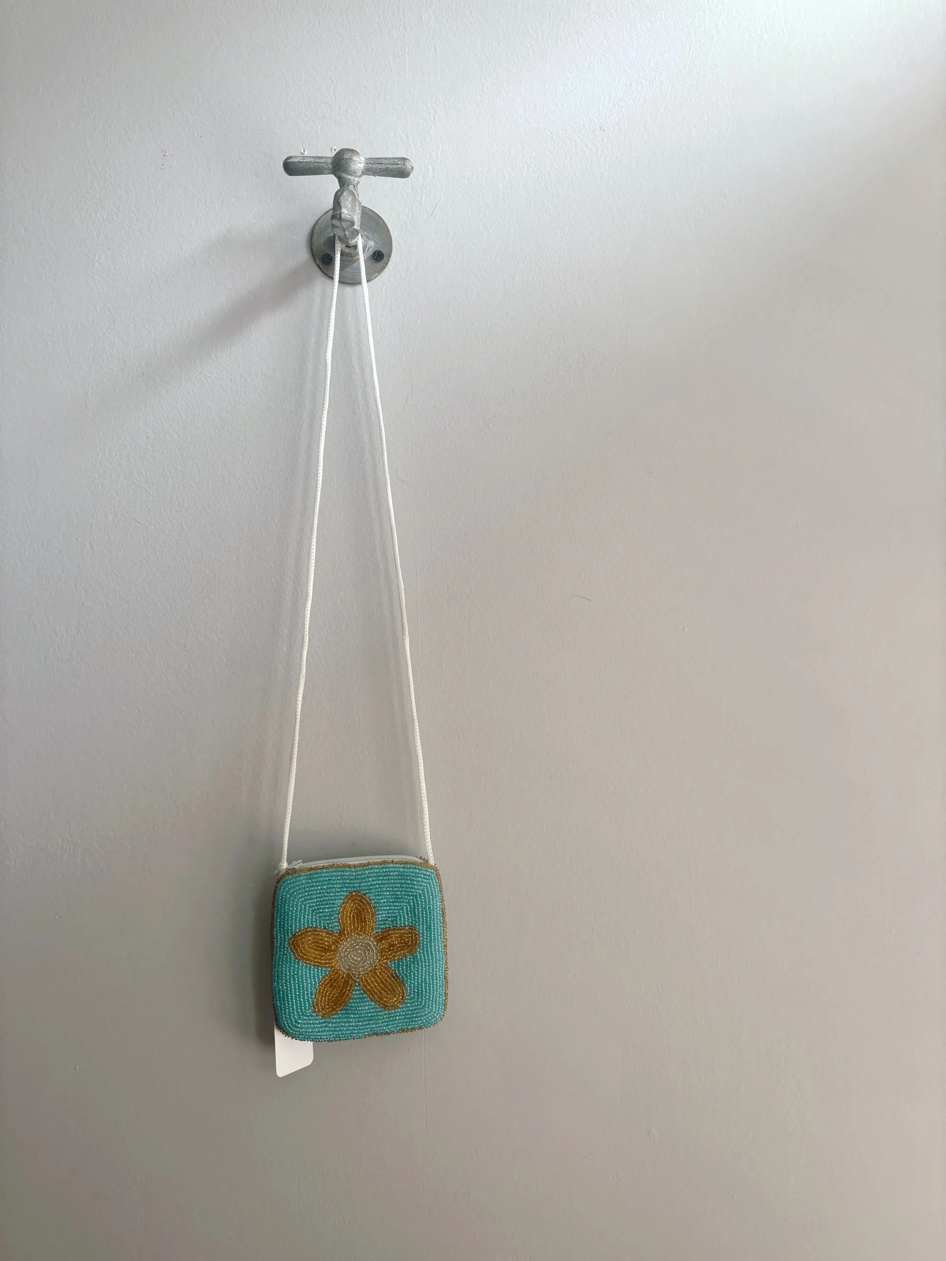 Beaded Flower Purse