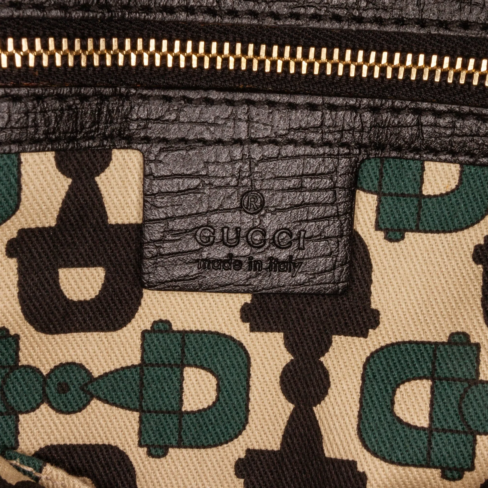 Black Gucci GG Canvas Jolicoeur Tote Bag