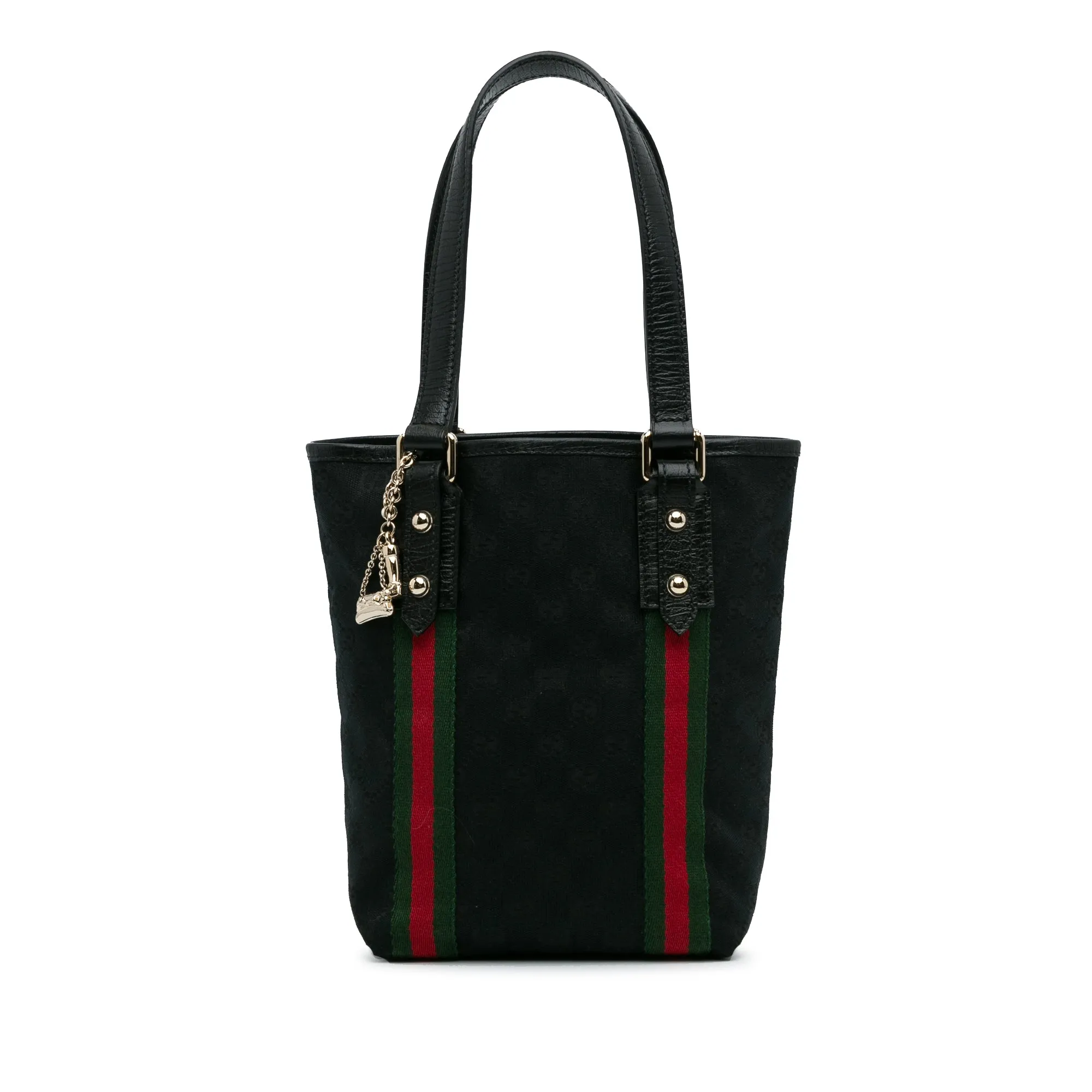 Black Gucci GG Canvas Jolicoeur Tote Bag