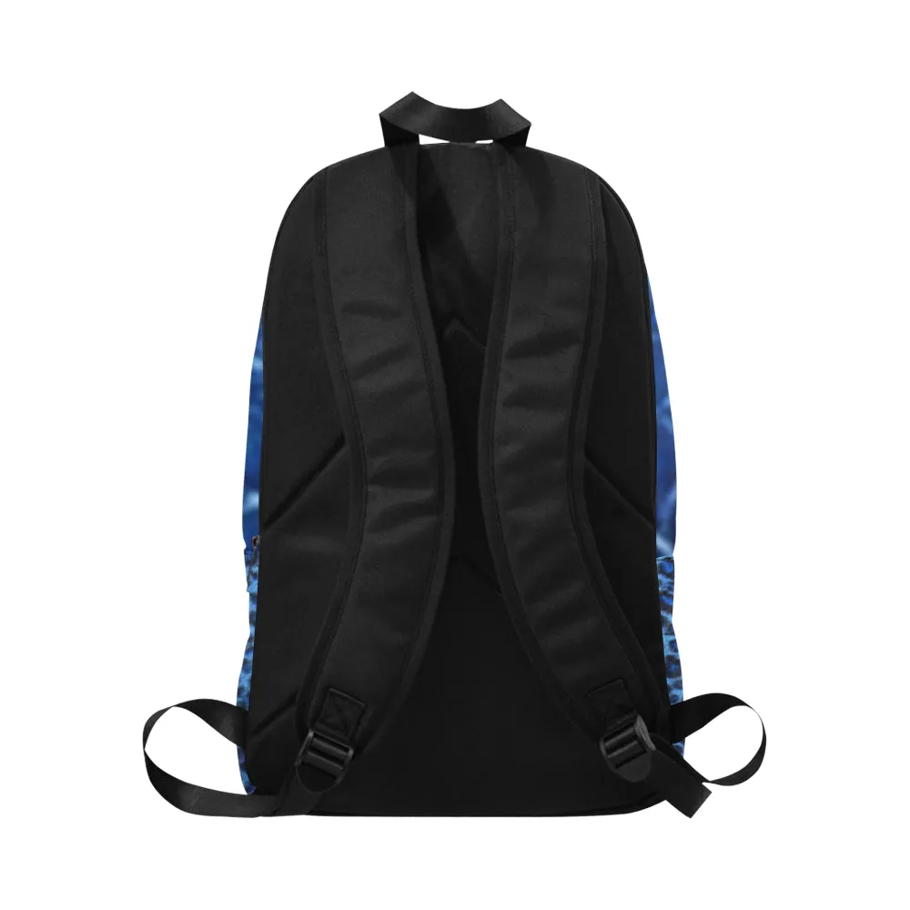 BLUE TIGER CROCO SKIN Backpack