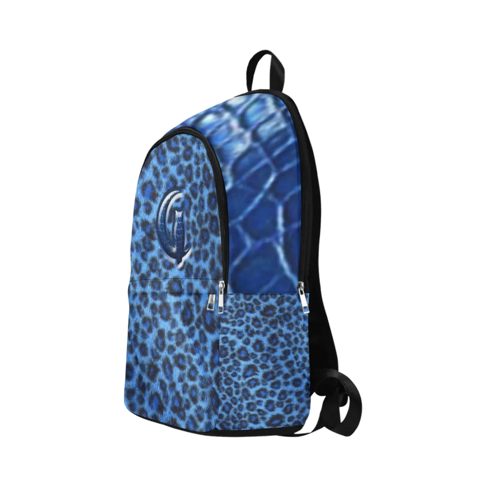 BLUE TIGER CROCO SKIN Backpack
