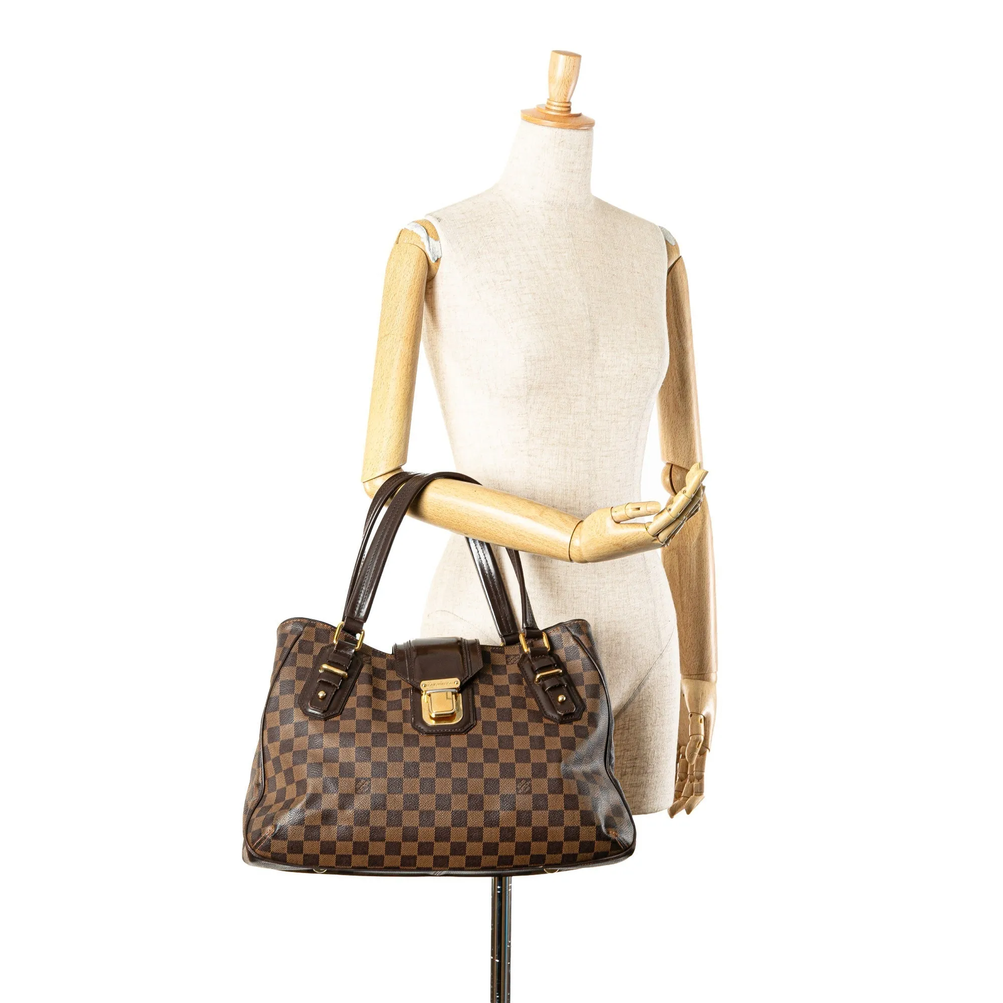 Brown Louis Vuitton Damier Ebene Griet Tote Bag