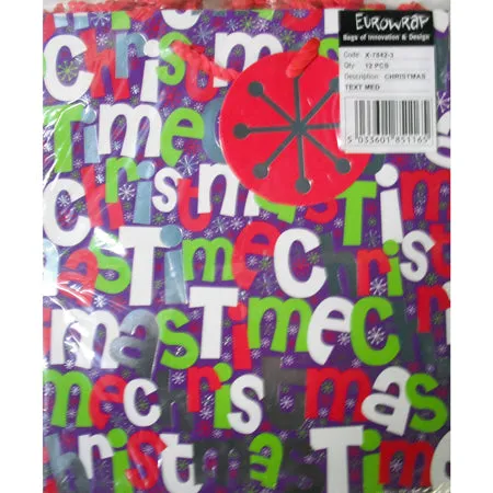 Christmas Gift Bags Large - Case of 6