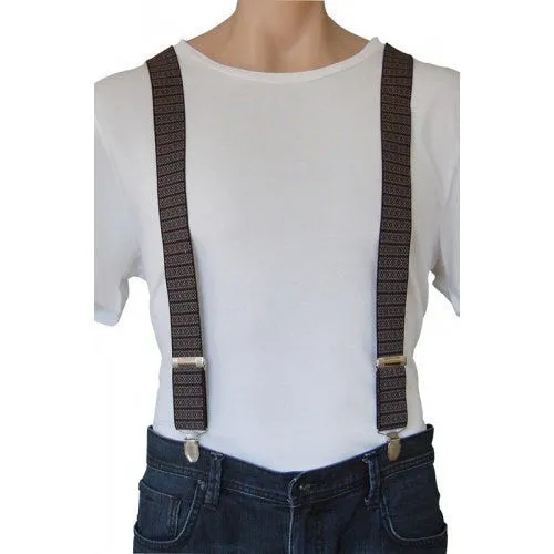 CURTIS - Mens Blue & Orange Fashion Braces