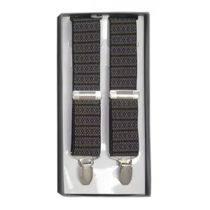 CURTIS - Mens Blue & Orange Fashion Braces