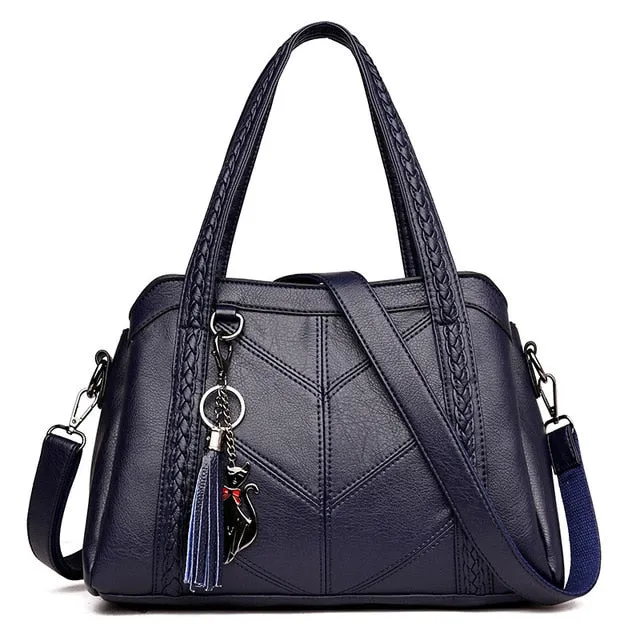 Feline Charm Fashion Medium Handbag