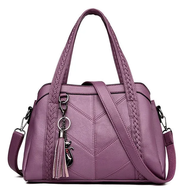 Feline Charm Fashion Medium Handbag