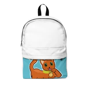Orange Kitty Unisex Classic Backpack
