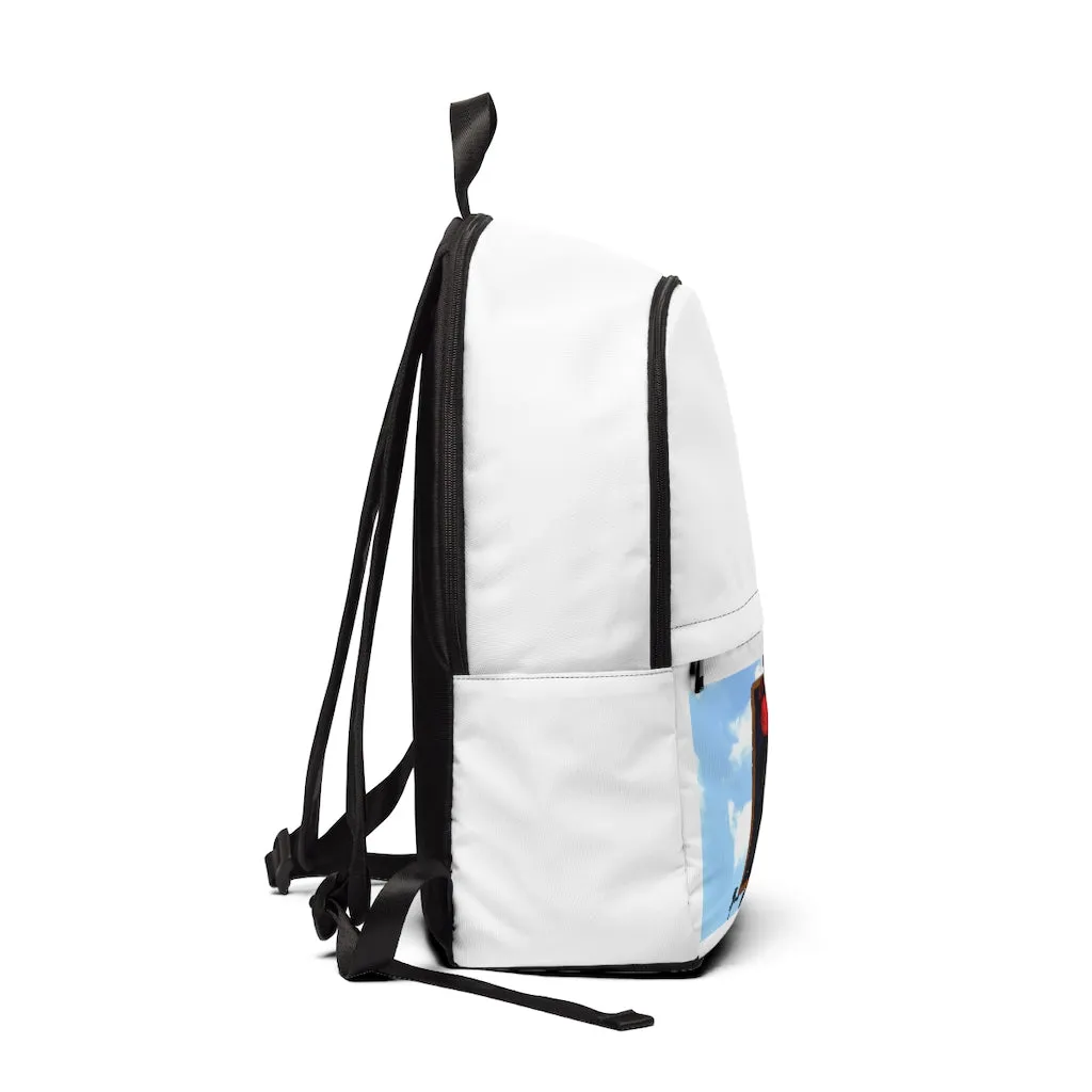 Red Light Unisex Fabric Backpack