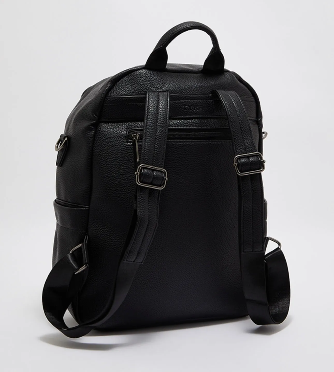 Textured Zipper Backpack